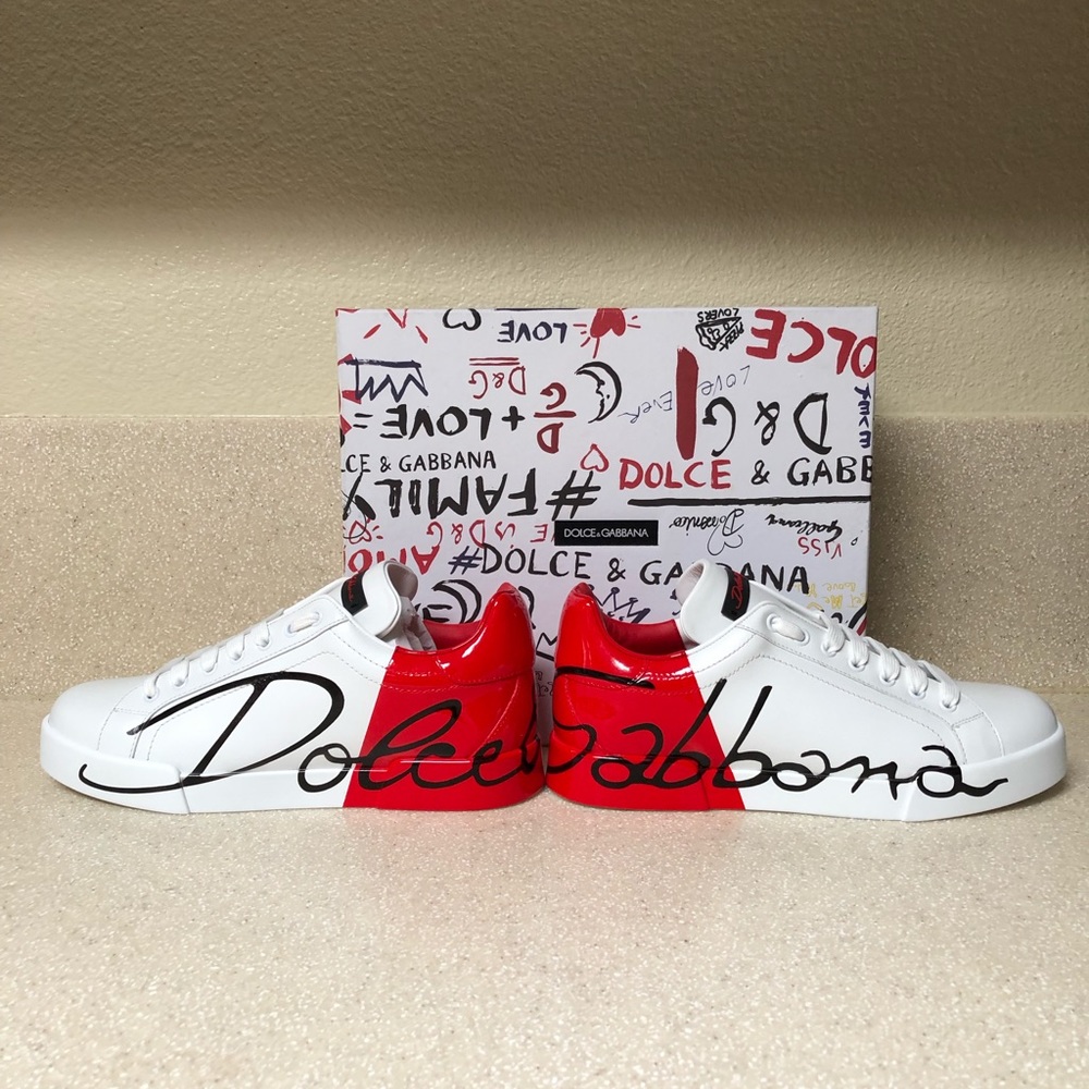 Dolce & Gabbana Script Logo Sneaker 40.5 / 10.5 - Picture 4 of 8